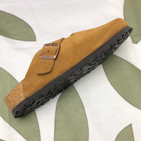 NWT Women's Mink Suede Birkenstock Boston Shoes - Narrow Fit - Picture 5 of 8